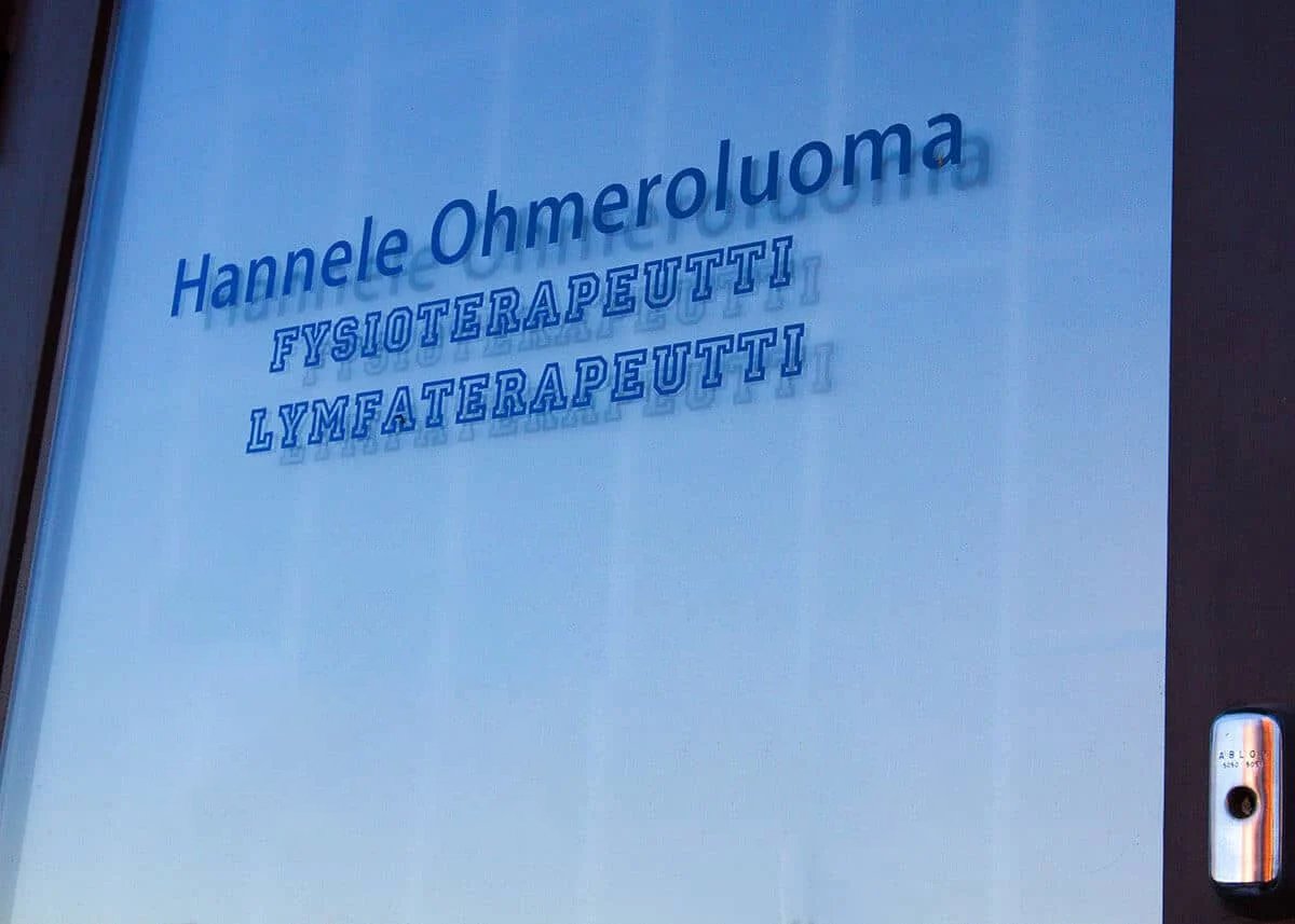 Fysio Ohmeroluoma, ovitekstit