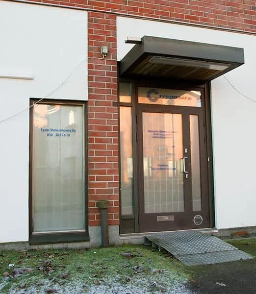 Fysio Ohmeroluoma, julkisivu